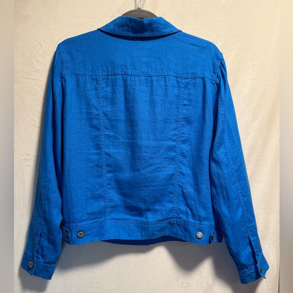 Jones New York Vibrant Blue Jean Jacket - Picture 2 of 3